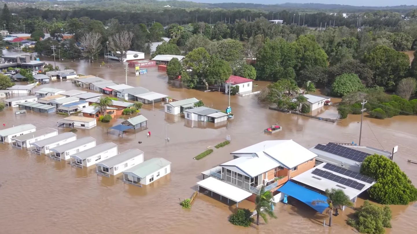 Наводнение в Австралии.