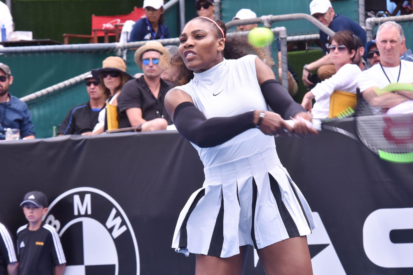Serena Williams Uus-Meremaa tenniseturniiril.