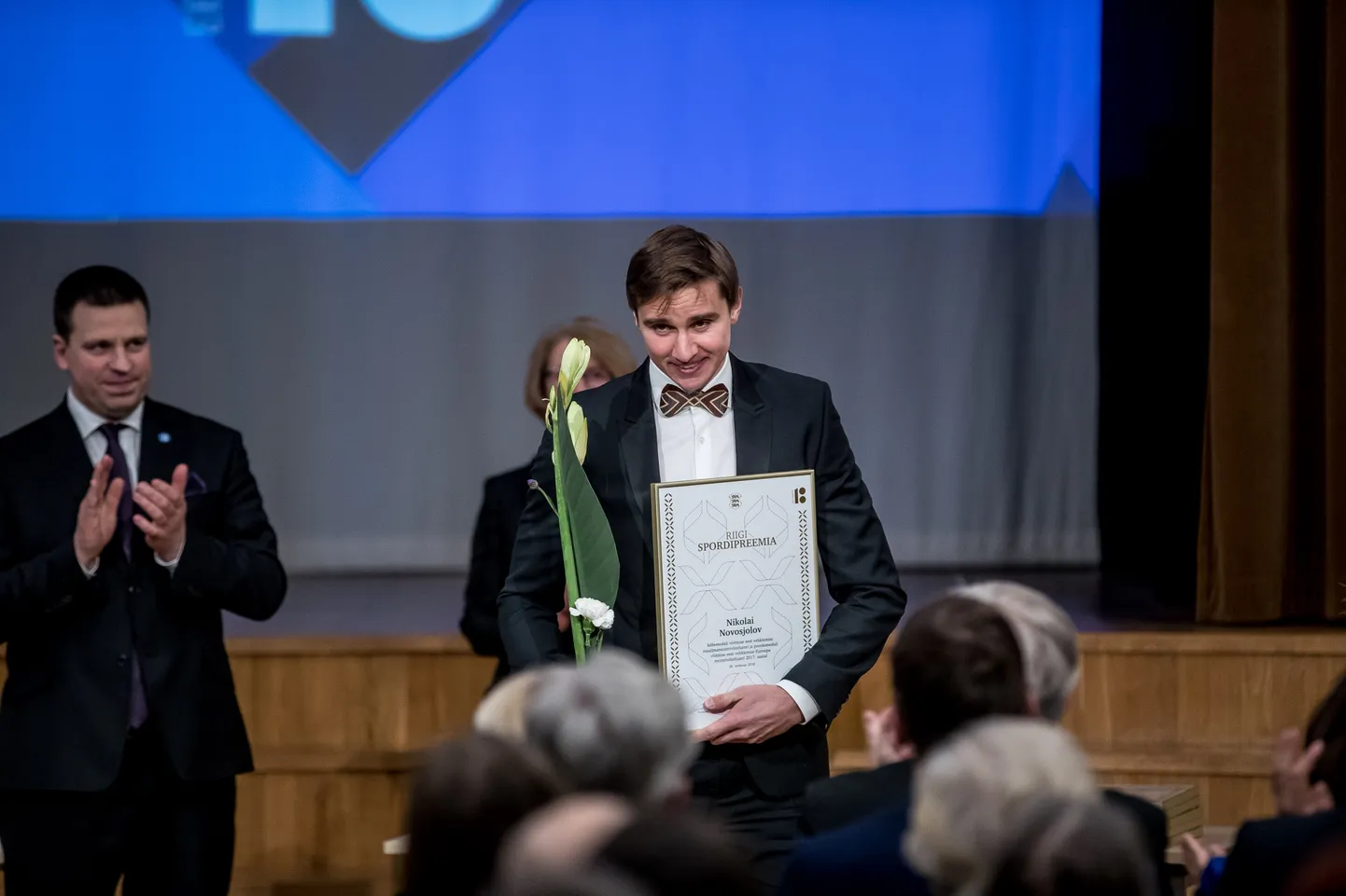 Kuigi aasta parima meessportlase Kristjanit Nikolai Novosjolov ei saanud, teenis ta riikliku spordipreemia