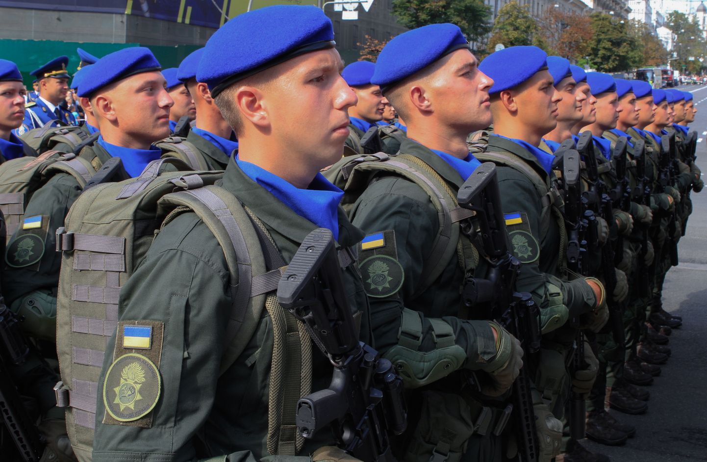 Военный парад в Киеве, 24 августа 2021 года.