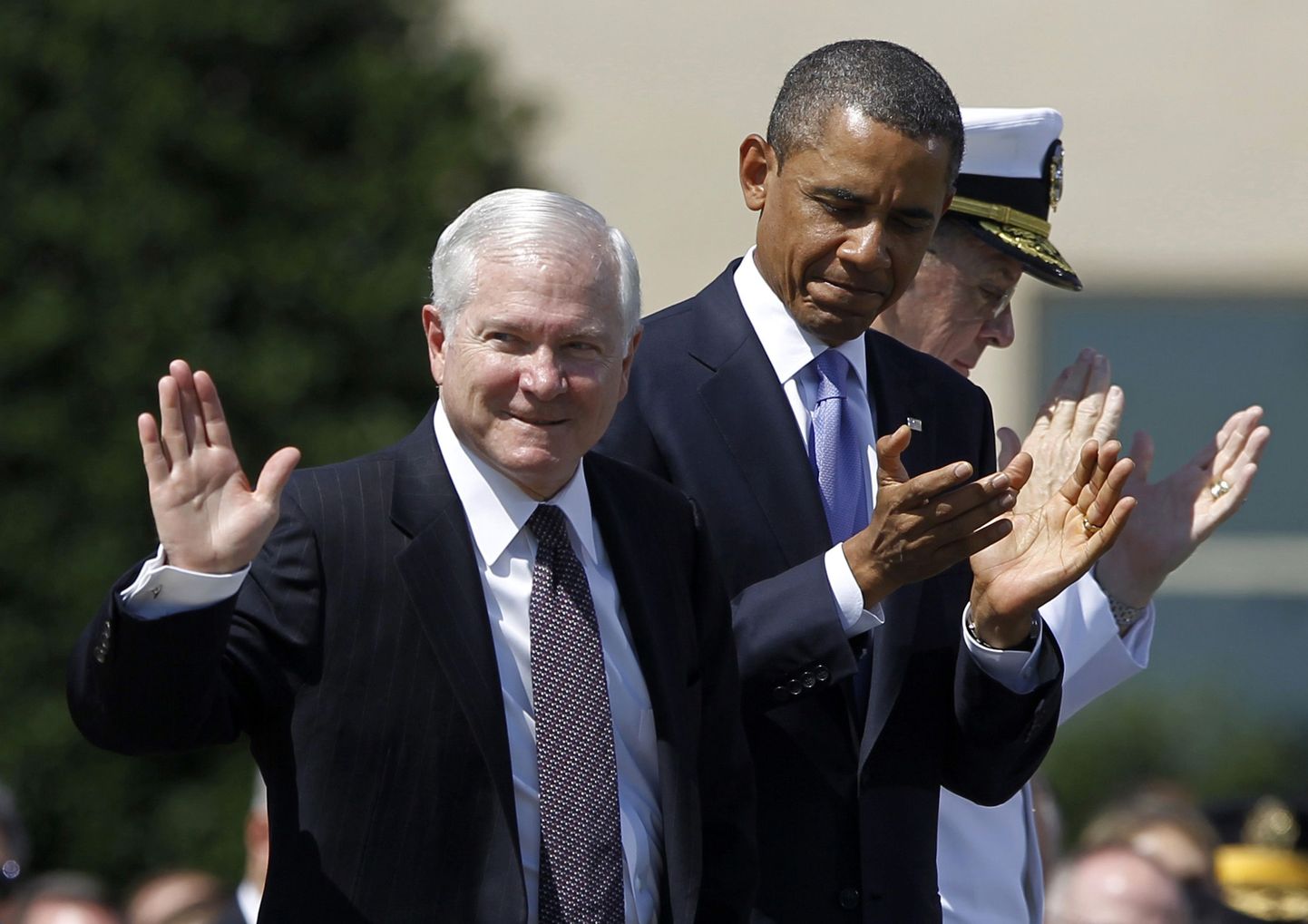 Robert Gates (vasakul) ja president Barack Obama juunis 2011.