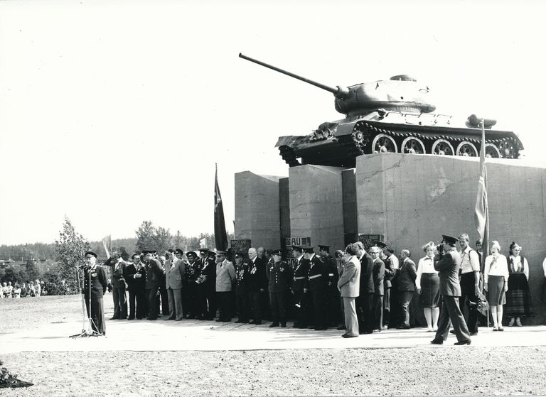 Tankiga memoriaali avamine 11. augustil 1979.