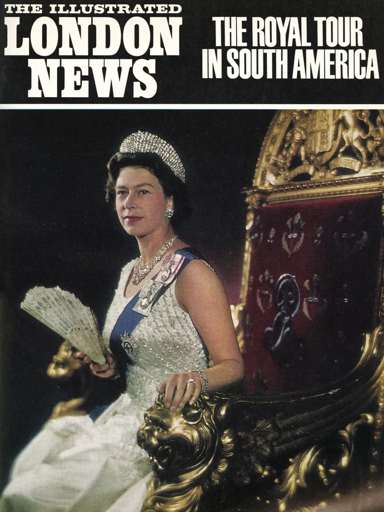Elizabethi Lõuna-Aafrika külastamise ajal võetud portreefoto ajakirja ILN kaanel 1968. aastal.