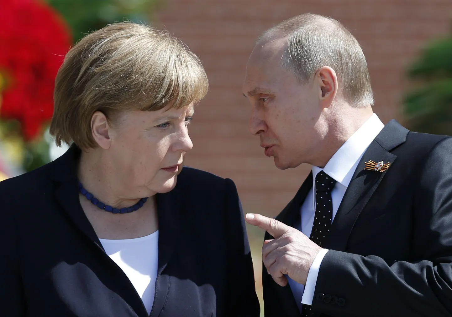 Ангела Меркель и Владимир Путин.