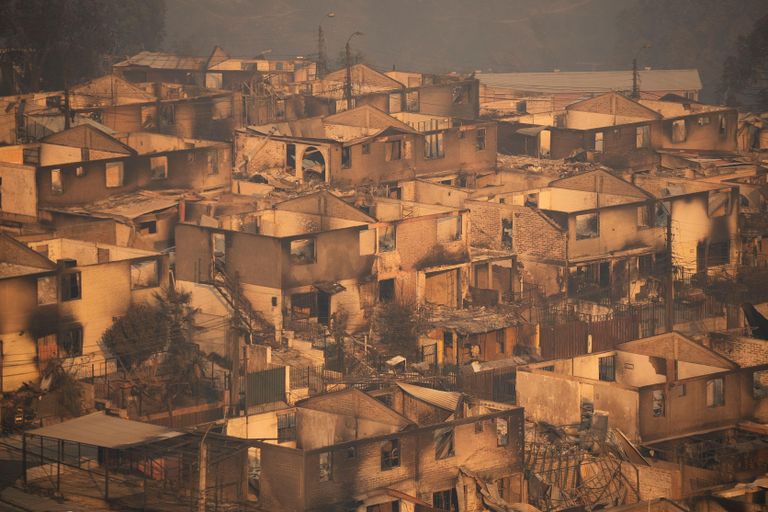 Город Эль-Оливар выгорел полностью.