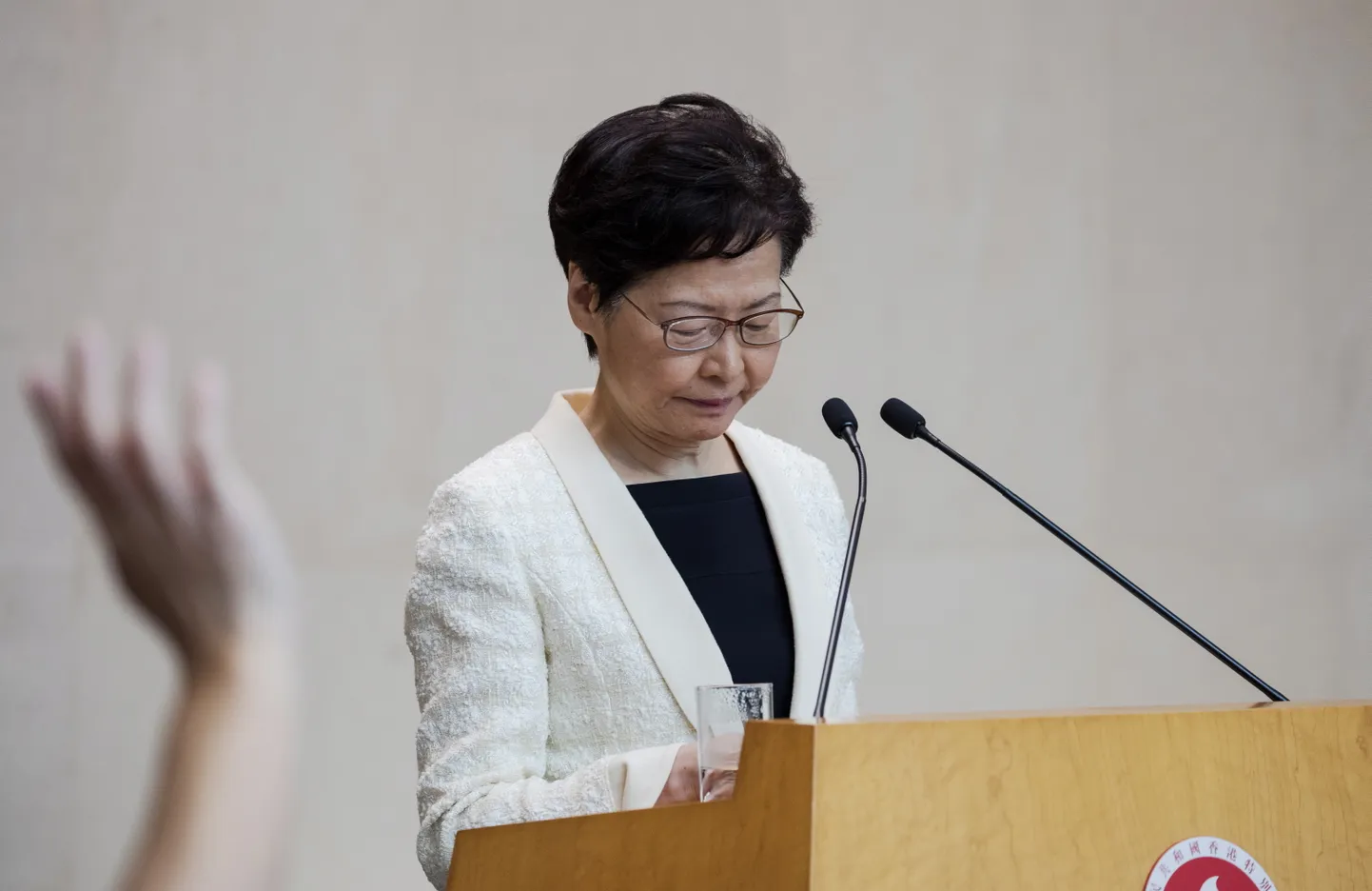 Hongkongi liider Carrie Lam.