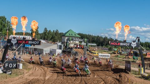 FOTOREPORTĀŽA ⟩ Pasaules motokrosa čempionāta posms Ķeguma t