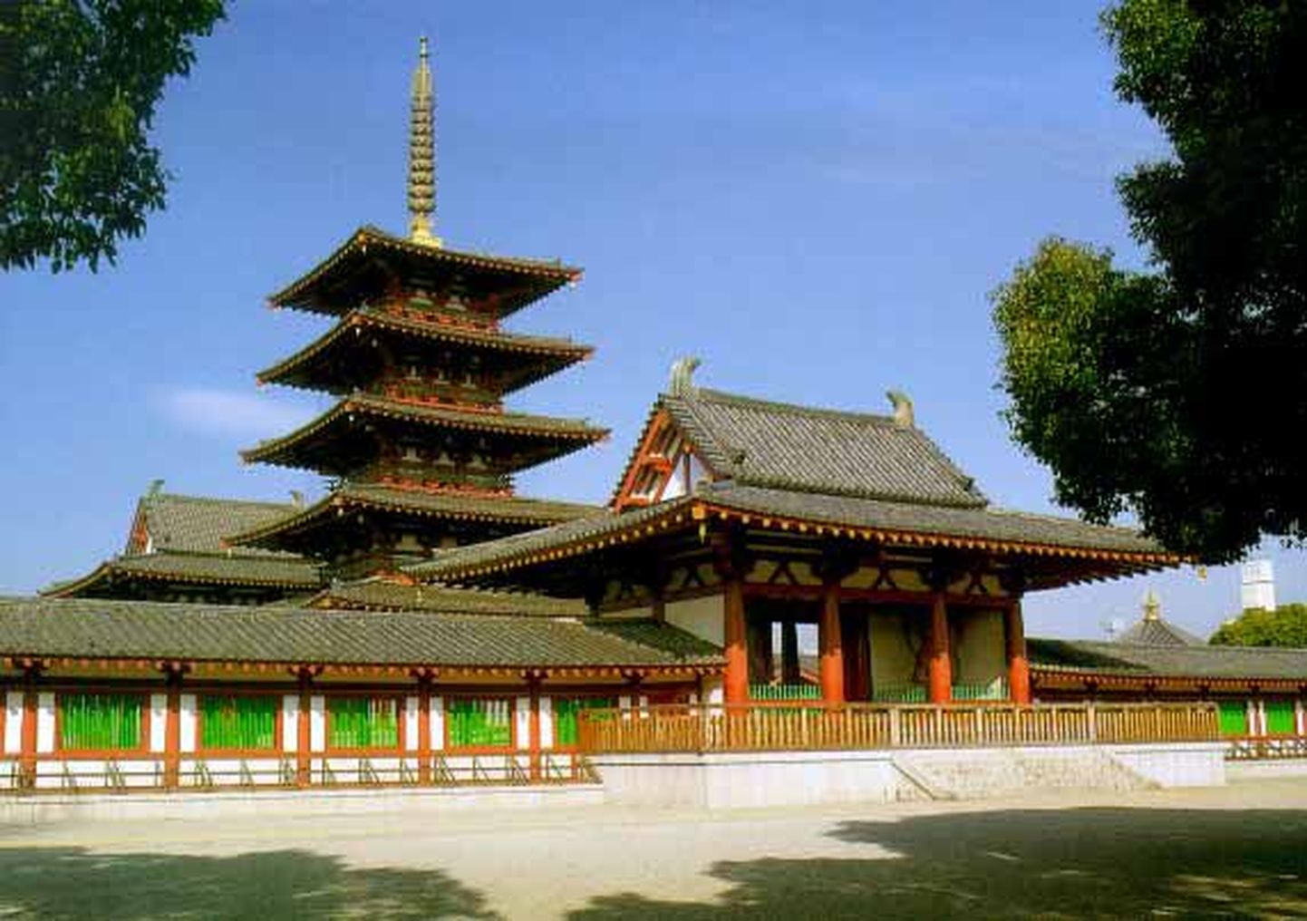 Shitennoji tempel.