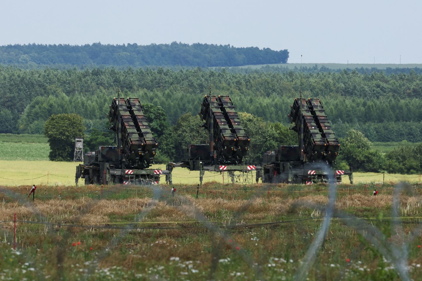 Saksa kaugmaa õhutõrje raketisüsteemid Patriot Poolas.