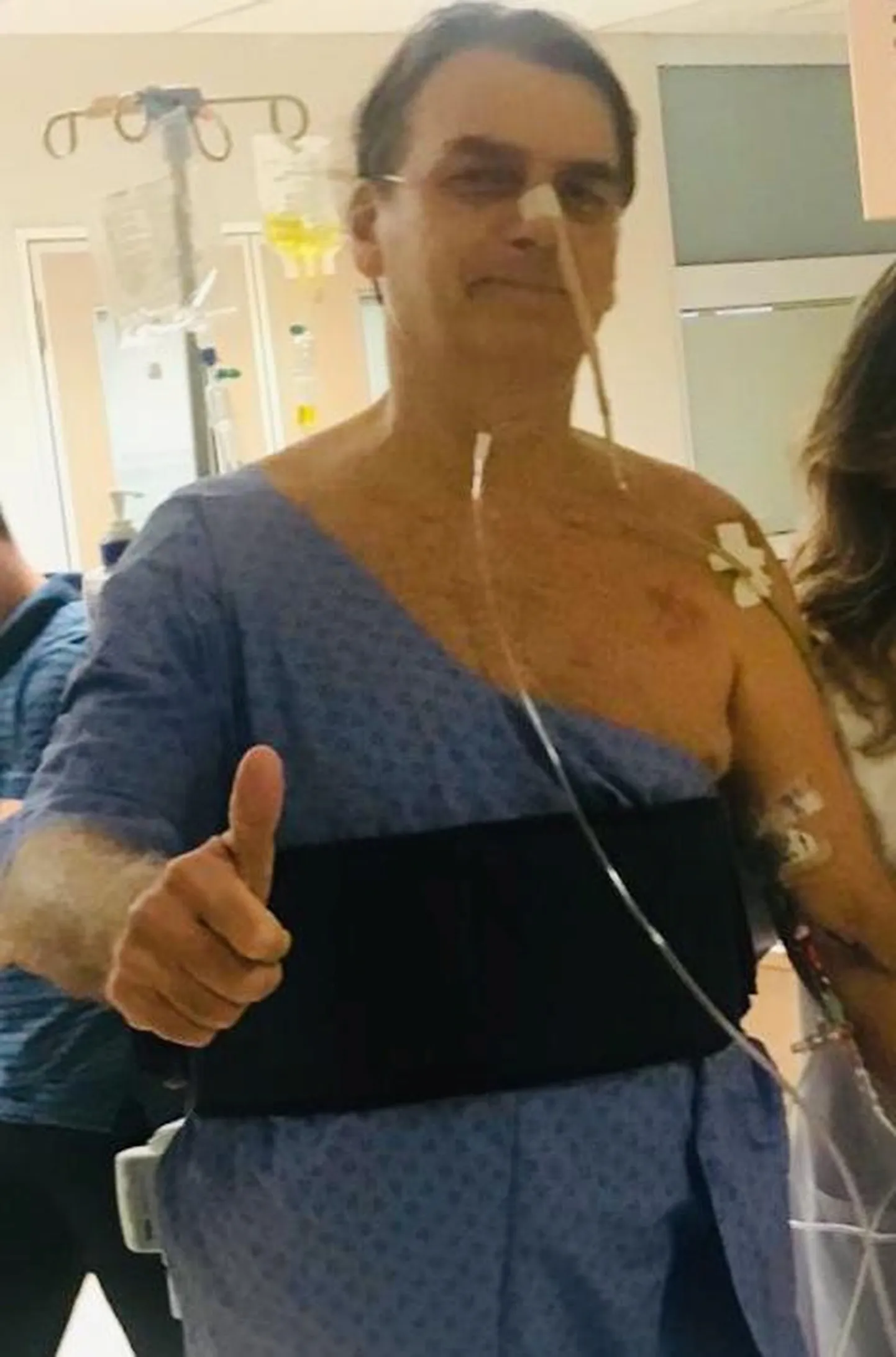 Jair Bolsonaro haiglas.