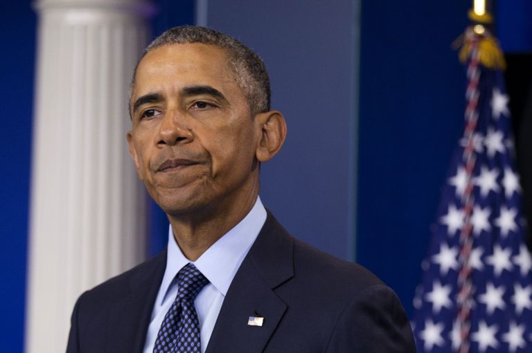USA president Barack Obama Orlando massitulistamise järel kõnet pidamas. Foto: Scanpix