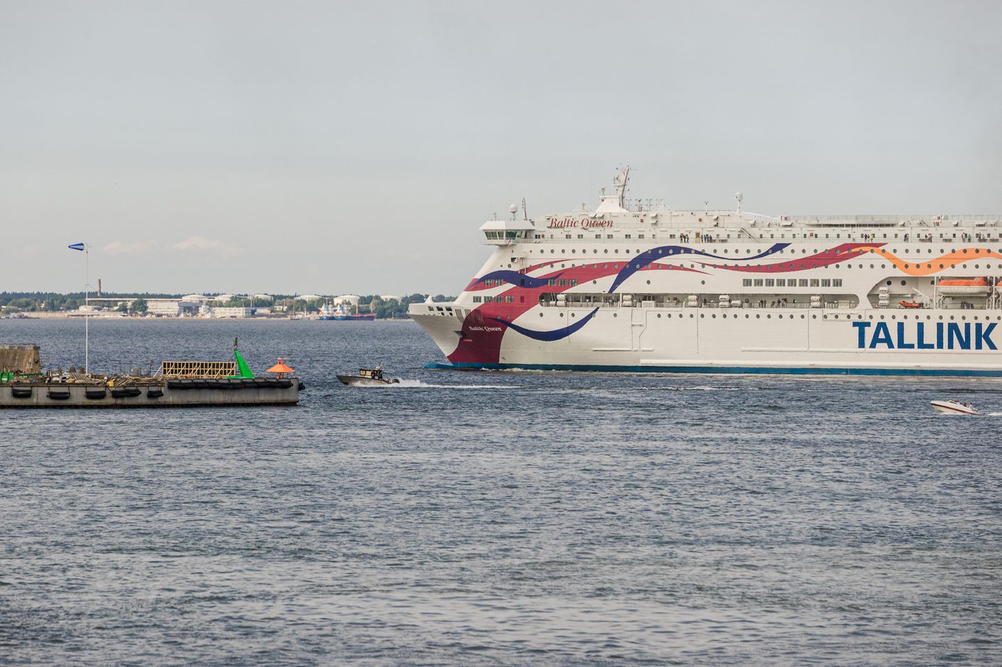 Stockholmi väljuv laev Tallink Baltic Queen.