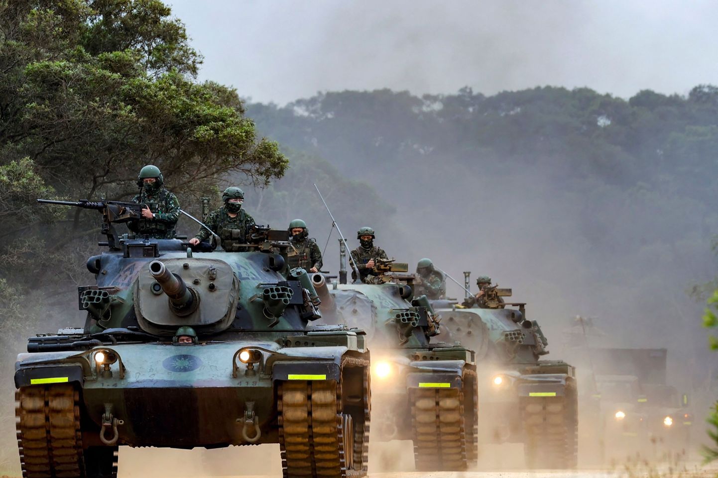 Taiwani sõjaväelased õppusel 2023. aasta aprillis. Foto on illustratiivne.