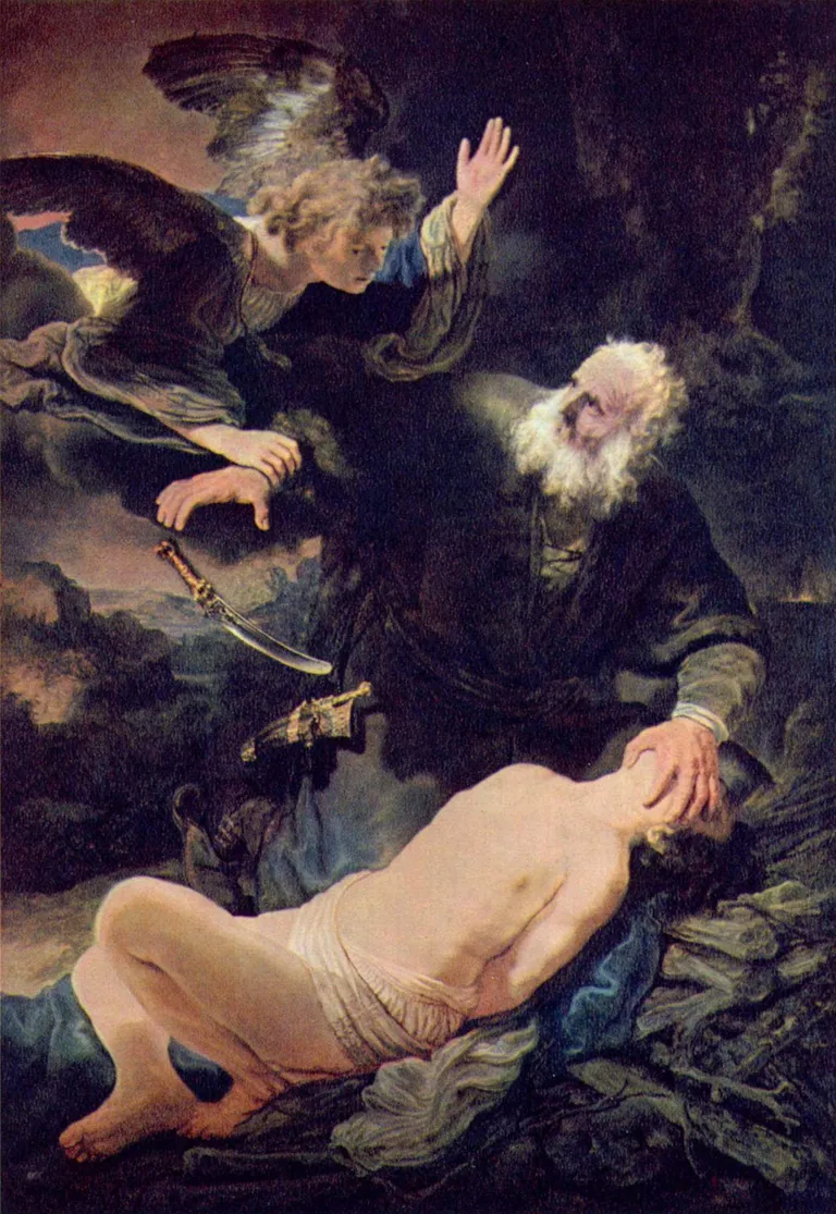 Rembrandt, "Iisaku ohvredamine" / wikipedia