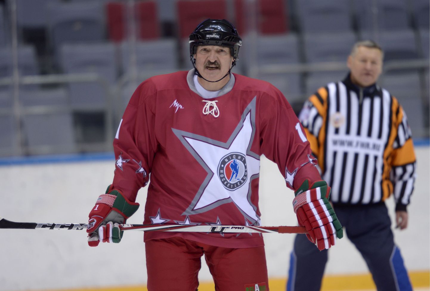 Valgevene president Alaksandr Lukašenka on suur hokisõber.