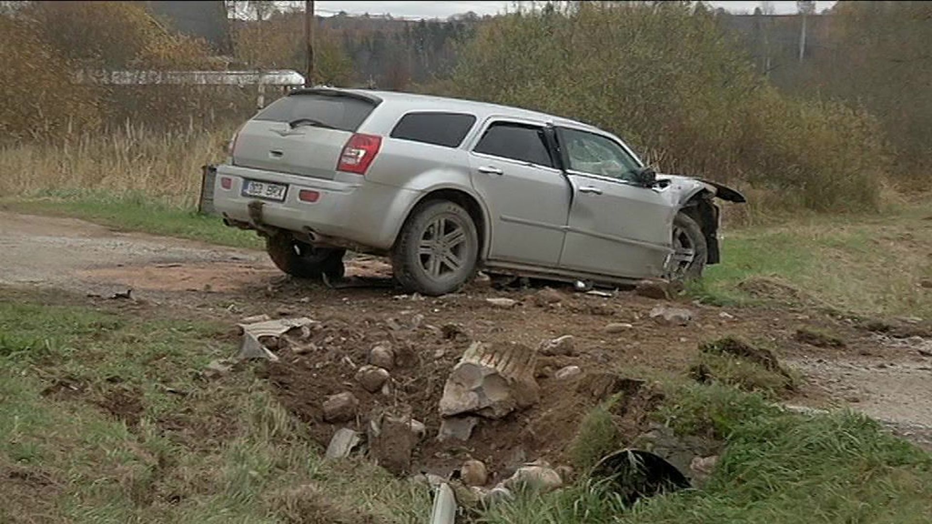 Видео: внезапная встреча с диким животным превратила Chrysler в металлолом