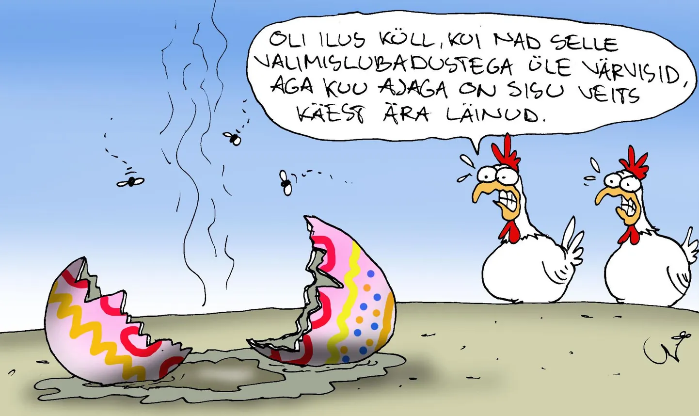 Urmas Nemvalts joonistab.