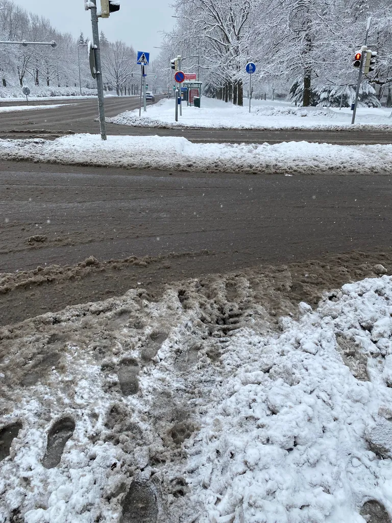 Состояние дорог в Хельсинки.