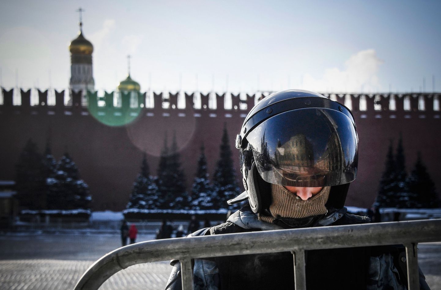 Märulipolitseinik Moskvas.