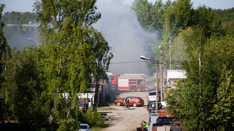 Põhja-Tallinna viis garaažiboksi süttisid järelevalveta jäetud grilli tõttu