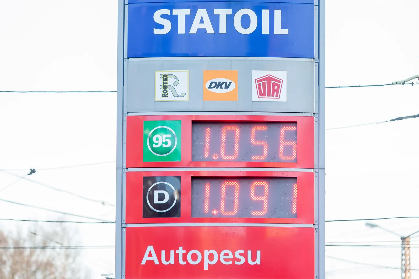 Mootorikütuste hinnast moodustavad maksud umbes poole.