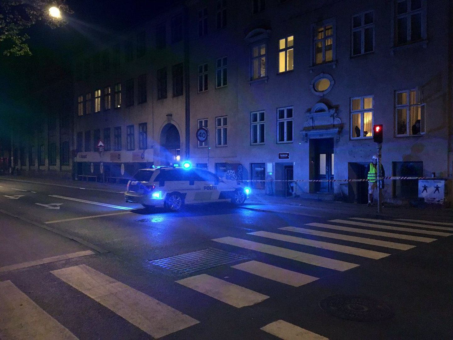 Politsei sulges kõik Christiania linnajao sissepääsud.