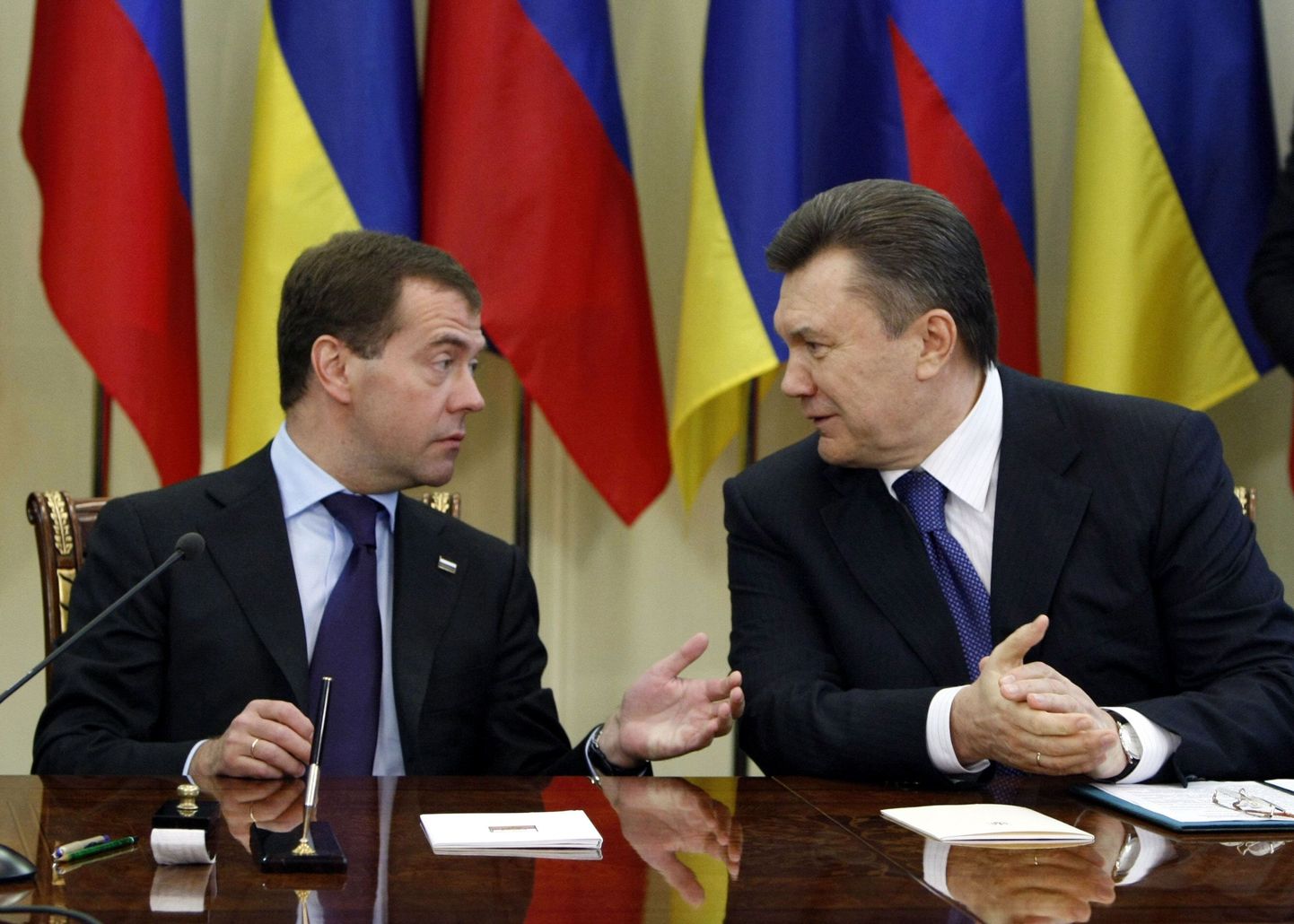 Дмитрий Медведев и Виктор Янукович