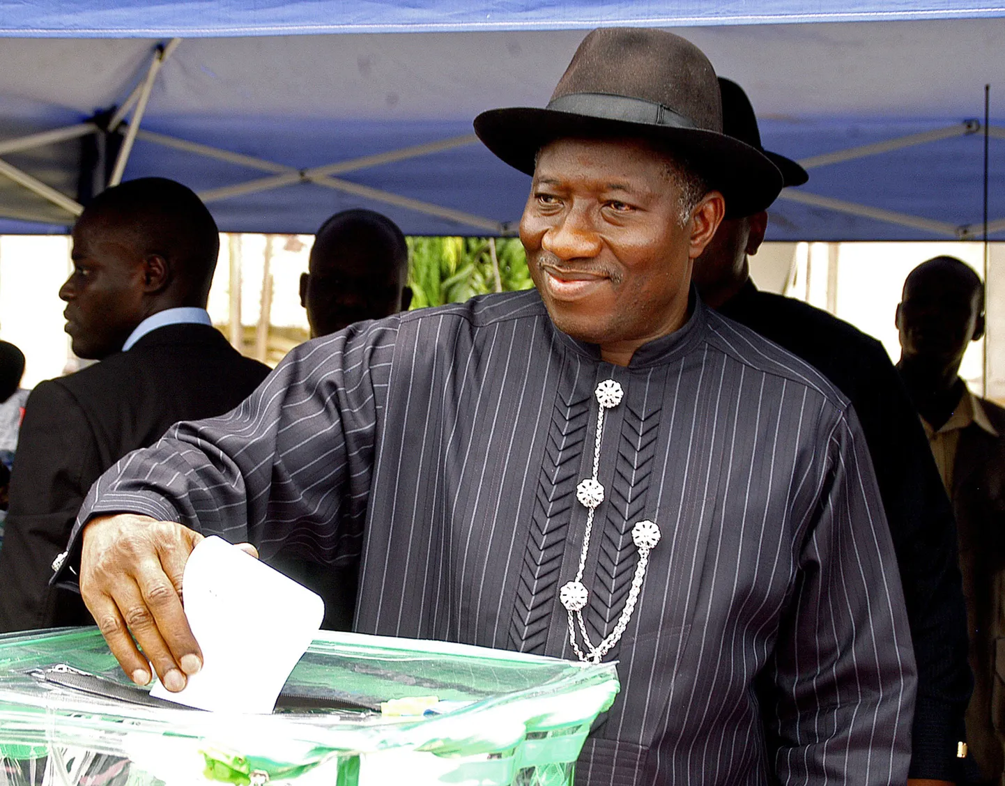 Goodluck Jonathan.