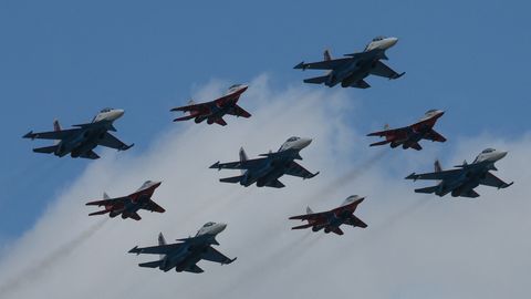 Pri Kačjem otoku domnevno strmoglavilo rusko letalo Su-30SM