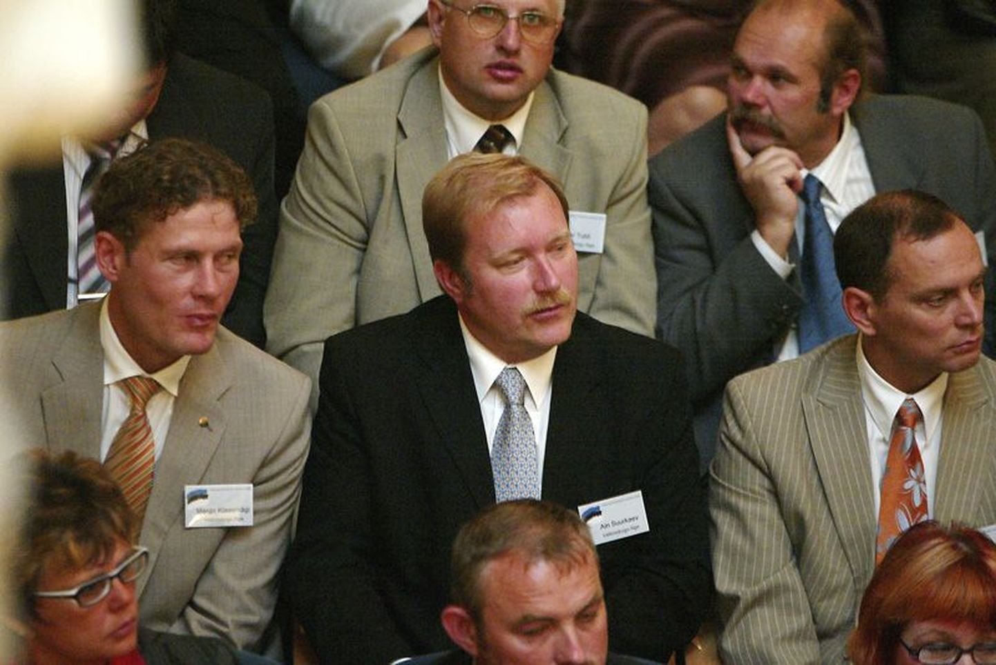 Kümne aasta eest olid Estonias valimiskogus presidenti valimas teiste seas ka Margo Klaasmägi (vasakult) Laekverest, Ain Suurkaev Kadrinast ja Alari Kirt Tapa vallast.