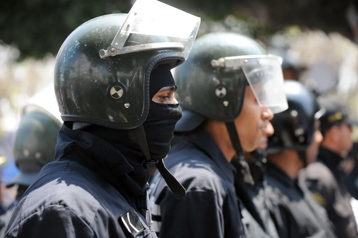 Tuneesia politseinikud.
