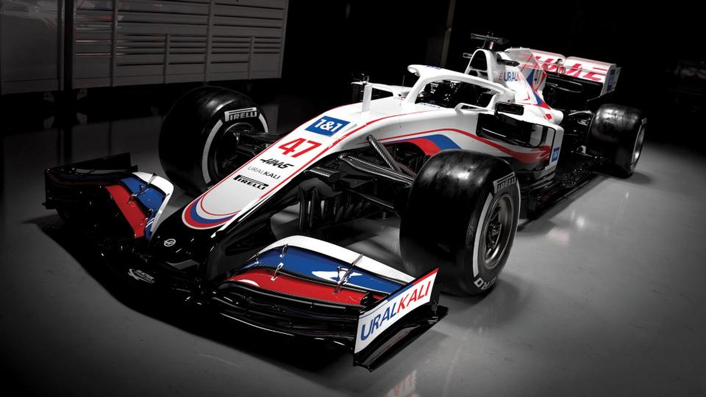 Uralkali Haas F1 tiimi VF21 vormel.