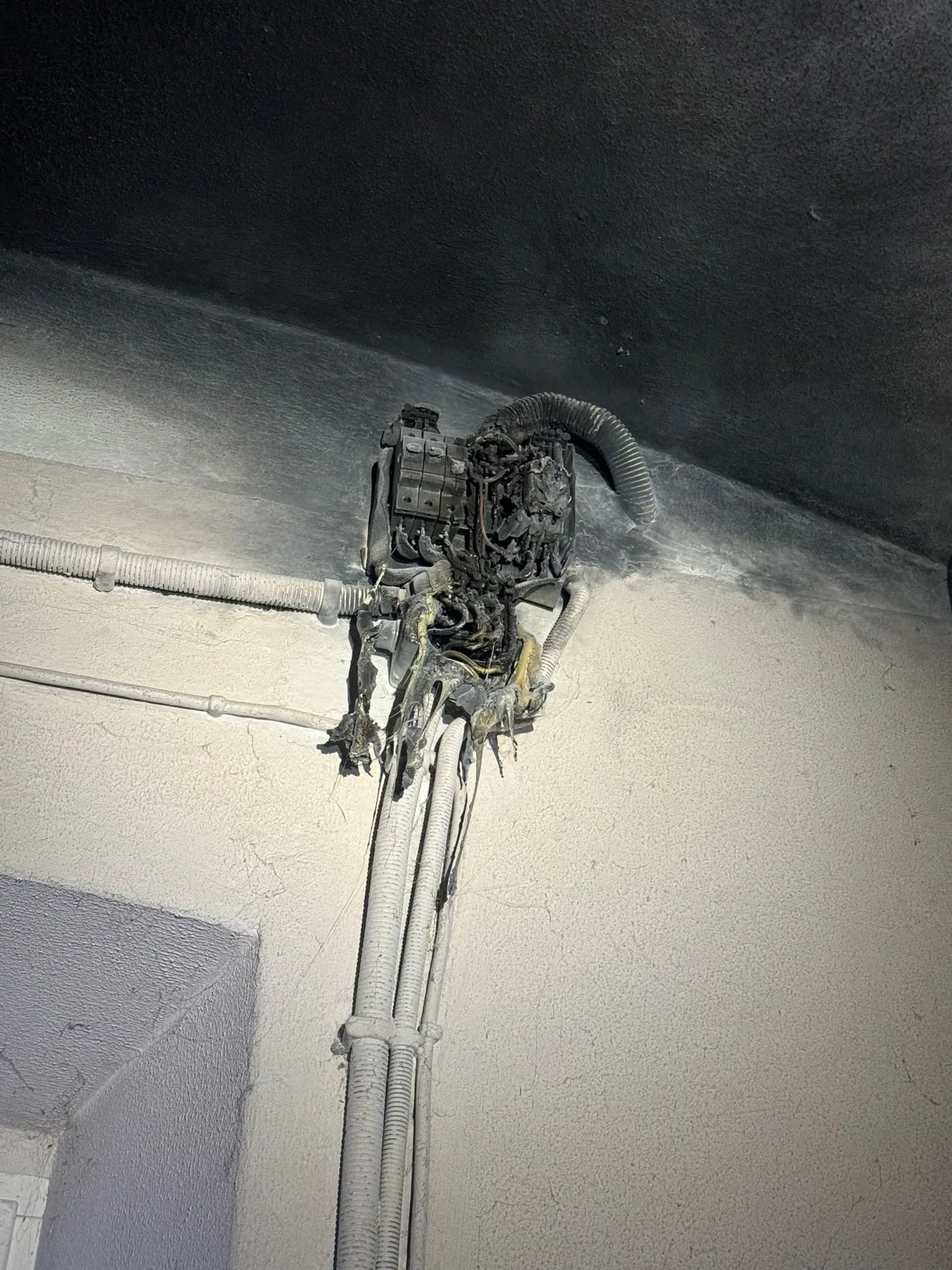 Pühapäeva õhtul kella poole seitsme paiku süttis Tartus Herne tänava kolmekorruselises elumajas elektrisüsteemi harukarp.