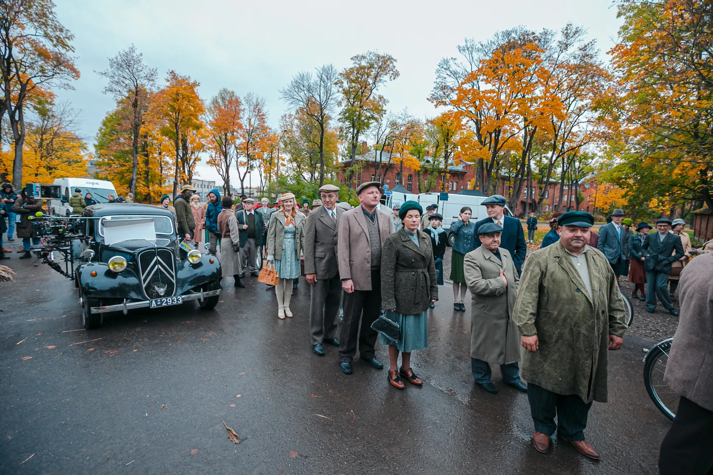 Spioonifilmi "O2" võtted Kreenholmis.