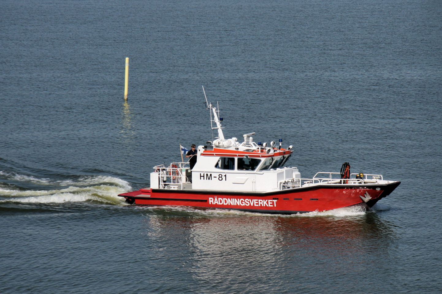 Soome päästeteenistusele kuuluv väikelaev