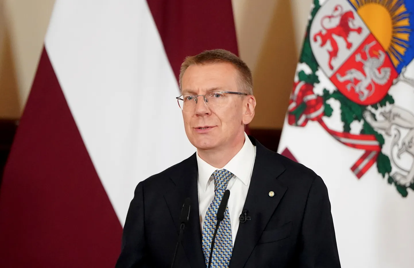 Президент Латвии Эдгар Ринкевич