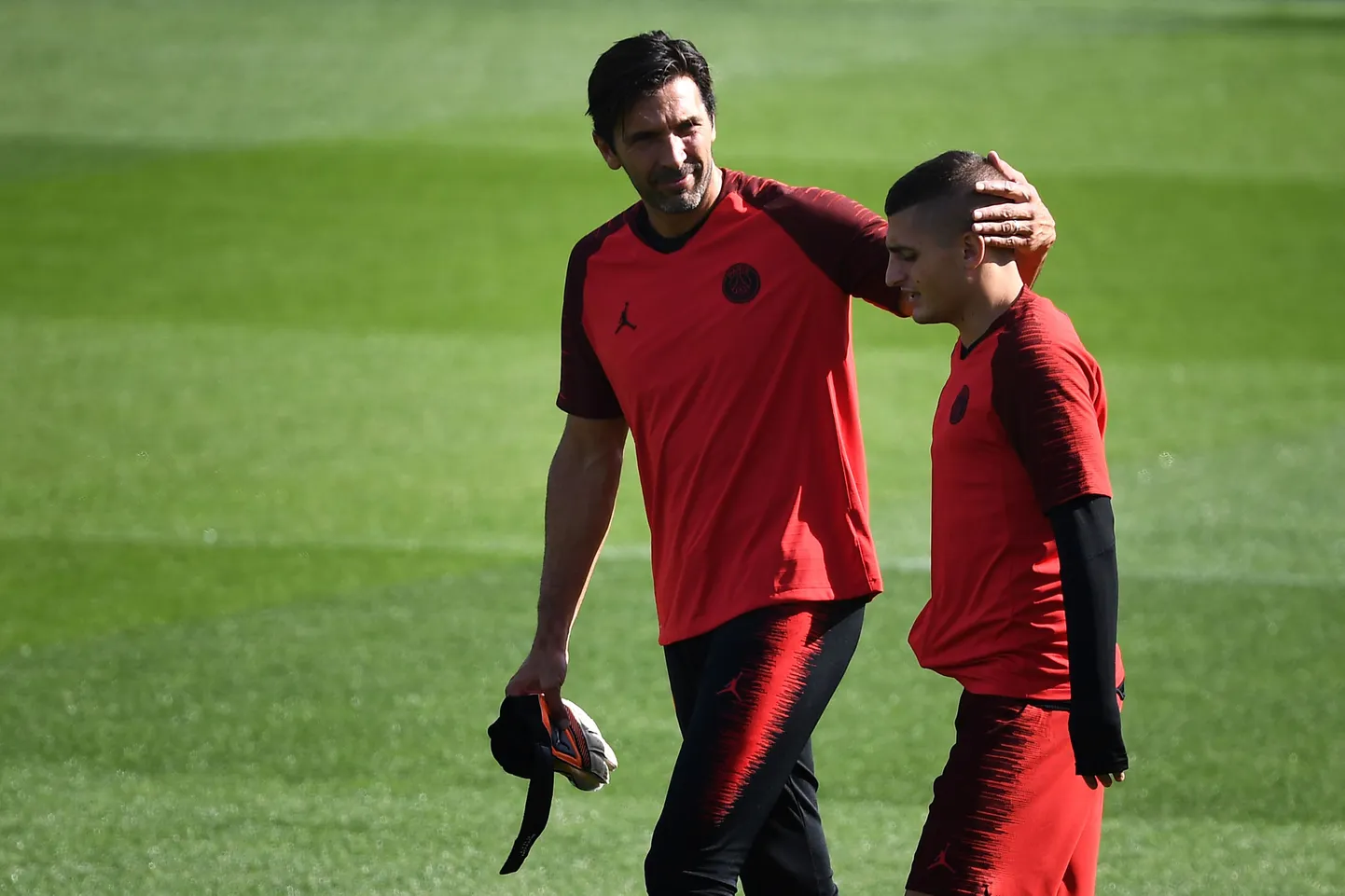 Gianluigi Buffon ja Marco Verratti
