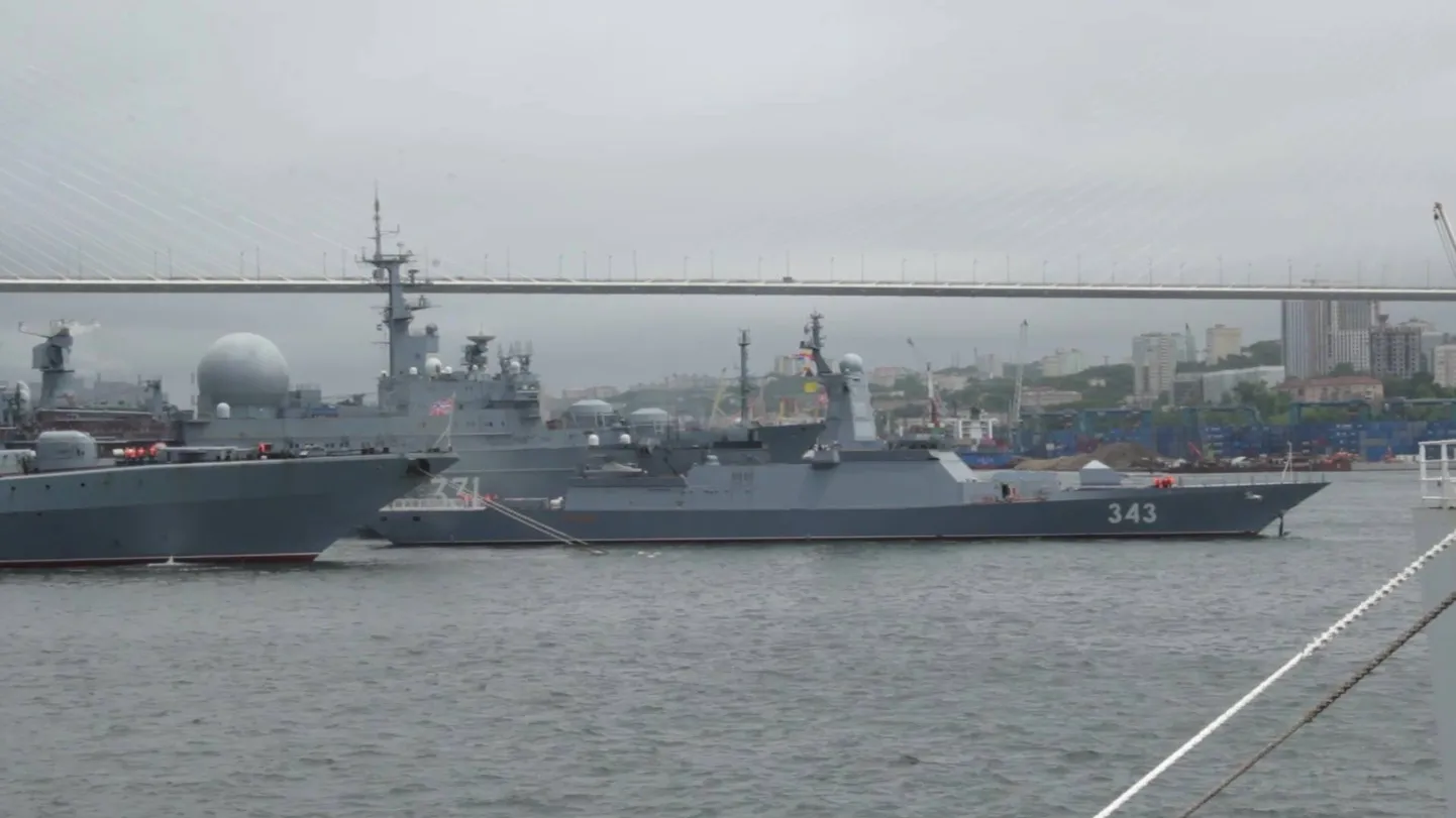 Venemaa Vaikse ookeani laevastiku alused suundumas õppusele.