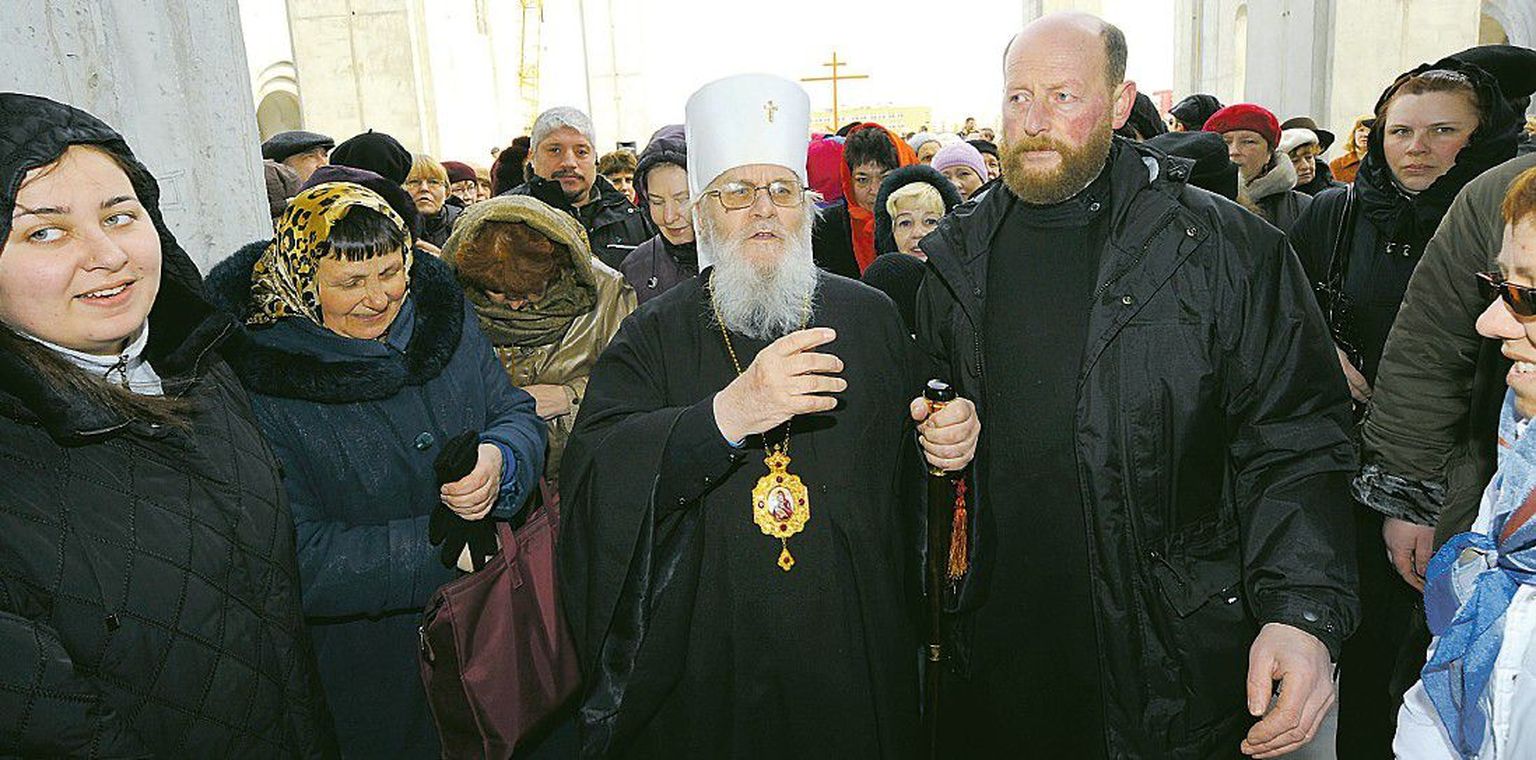 Пасхальное богослужение митрополита Таллиннского и всея Эстонии Корнилия (архив).