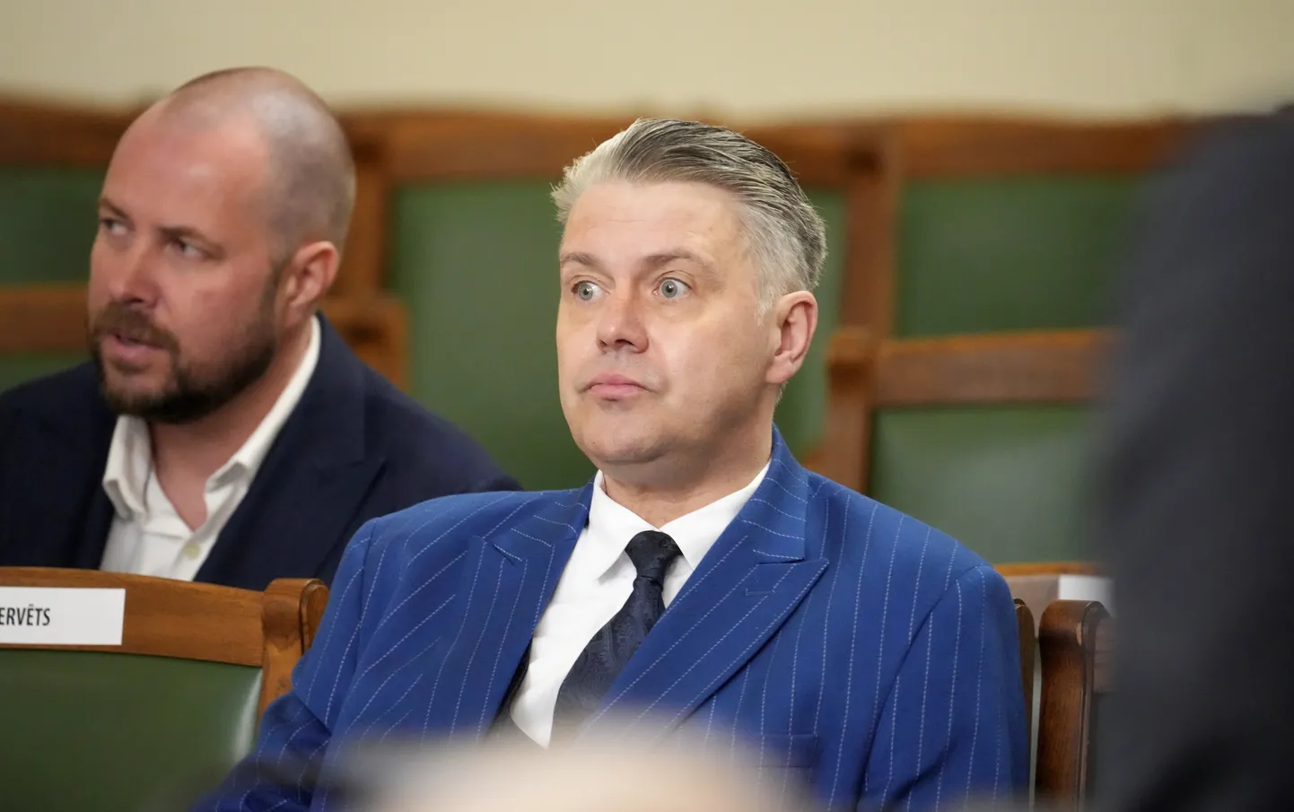 Tiesībsargs Juris Jansons pirms ziņojuma sniegšanas Saeimas sēdes laikā.