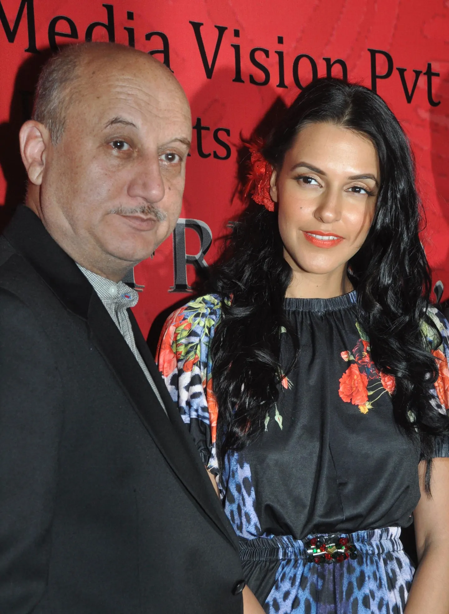 India Bollywoodi näitlejad Neha Dhupia ja Anupam Kher
