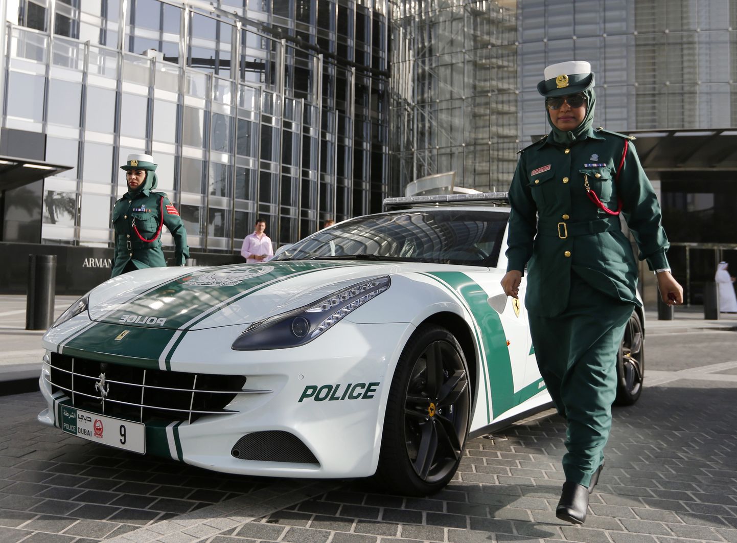 Dubai politseiametnikud. Foto on illustratiivne.