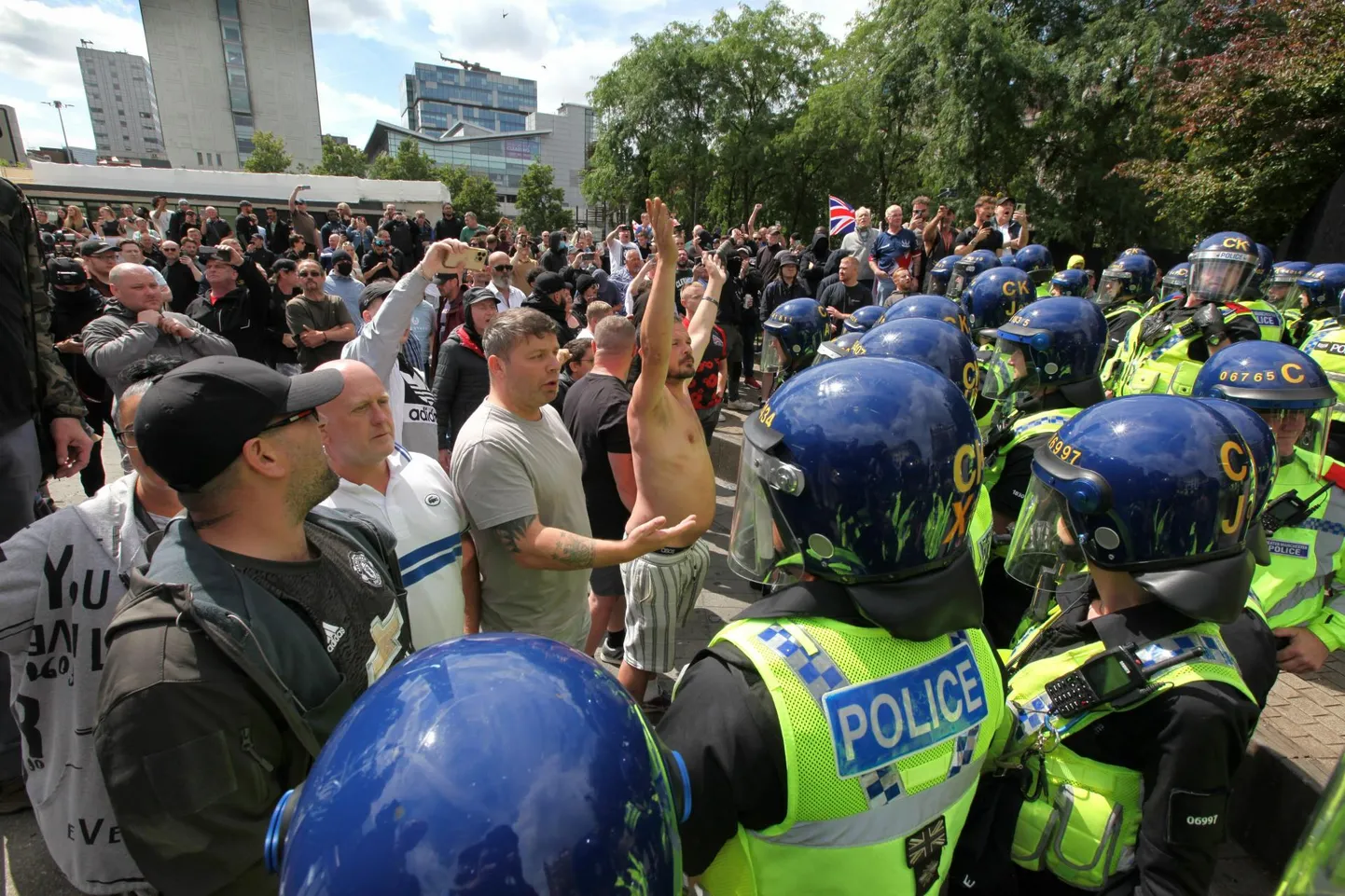 Inglismaal Manchesteris toimunud rahutused.

FOTO: MARTIN POPE/ZUMA PRESS WIRE/SCANPIX