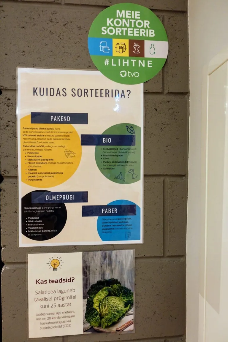 Juhend aitab sortimisega toime tulla.