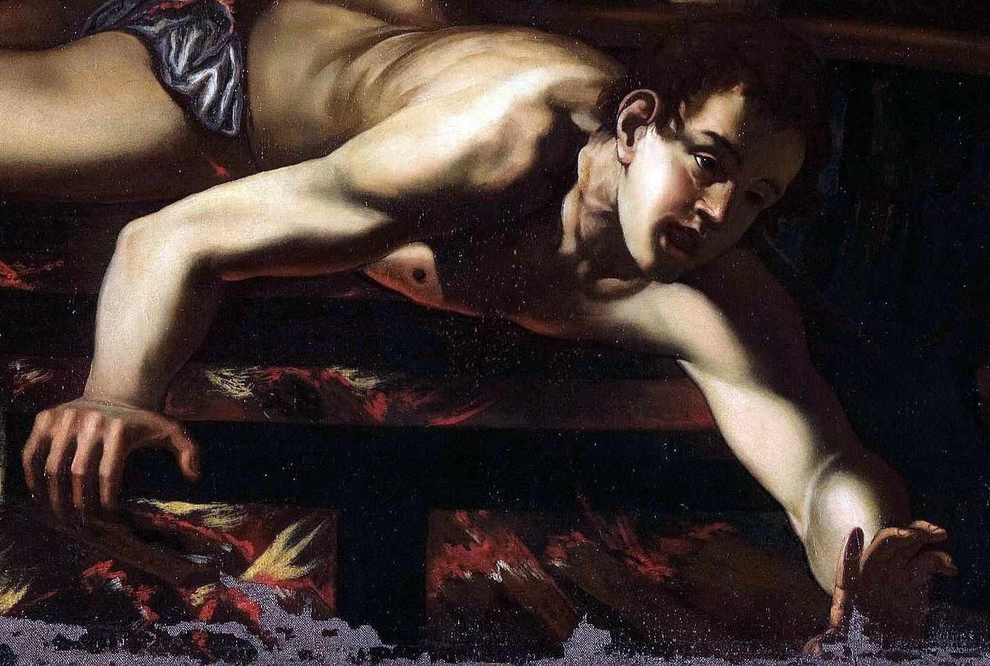 Püha Laurentsiust kujutav maal, mille atoriks võib olla Caravaggio