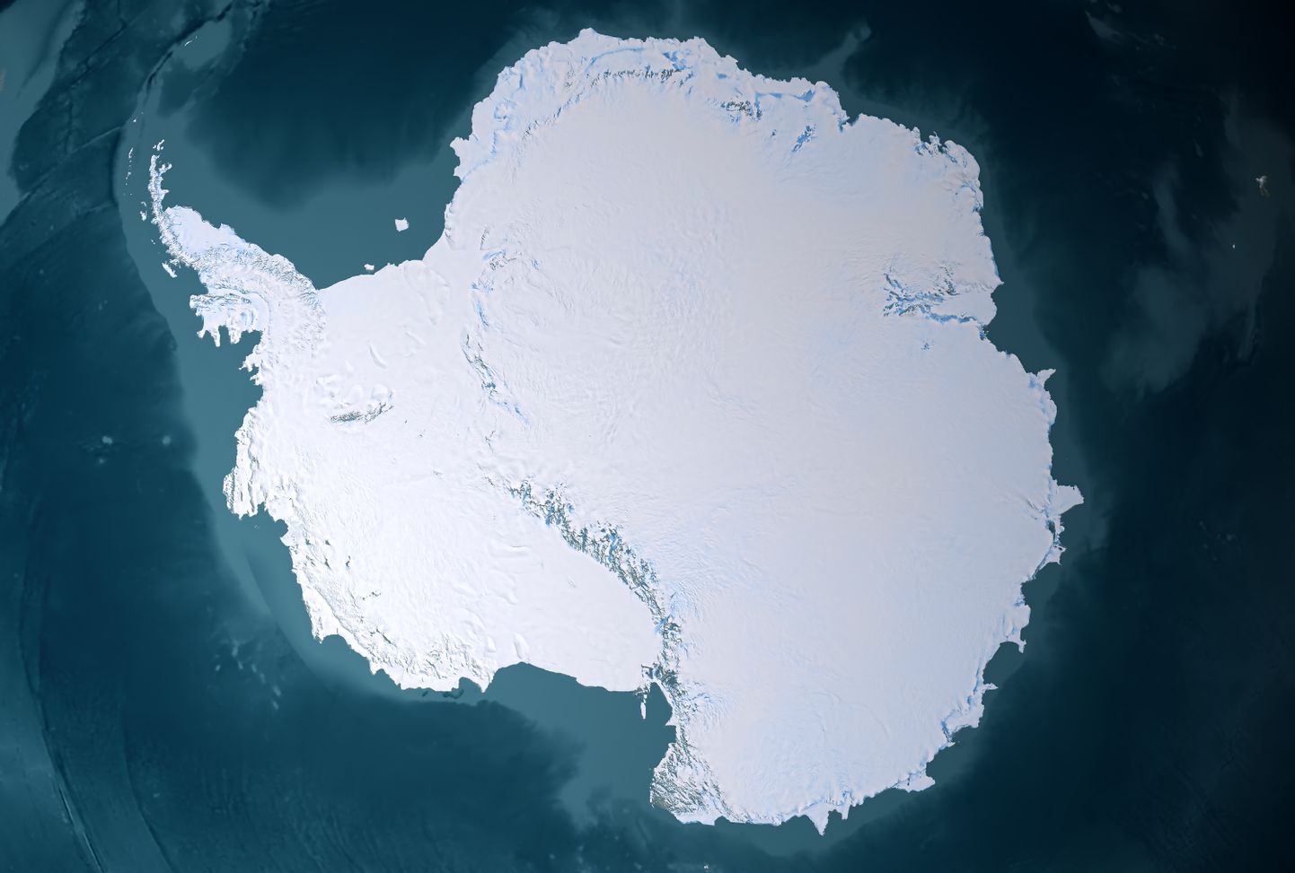 NASA satelliidifoto Antarktikast.