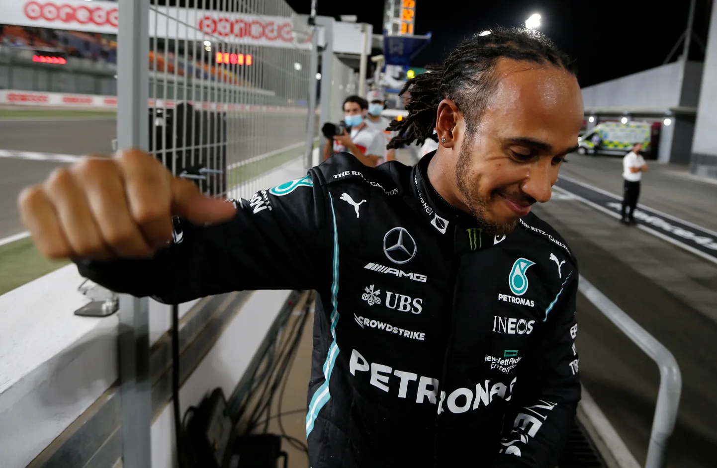 "Mercedes" pilots Lūiss Hamiltons