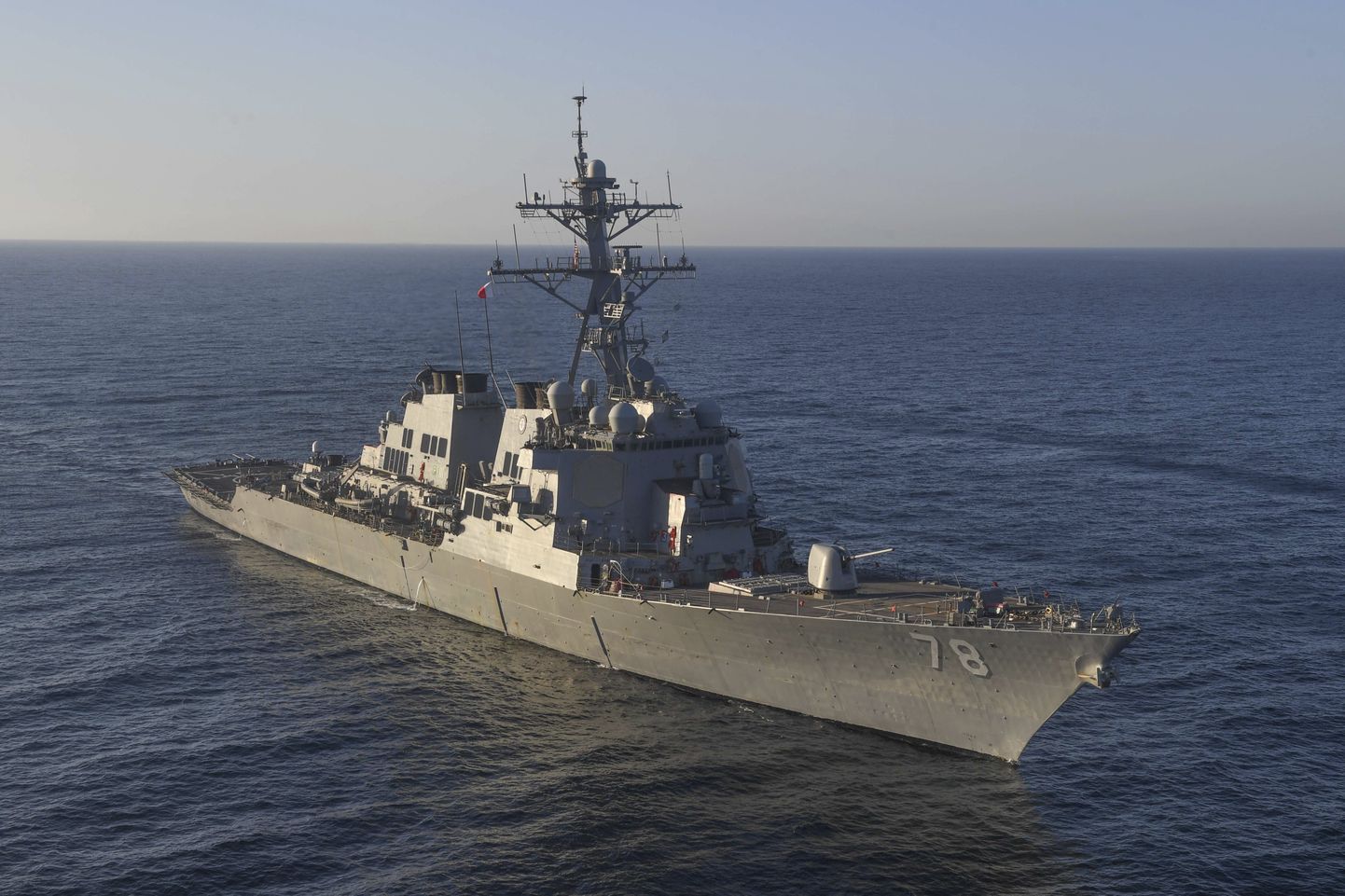 USS Porter mullu märtsis Vahemerel.
