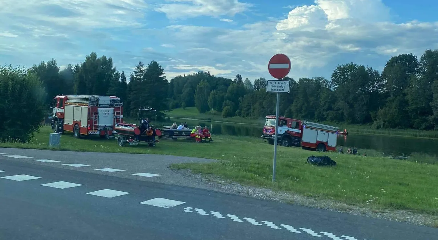 Karksi järve uppus inimene