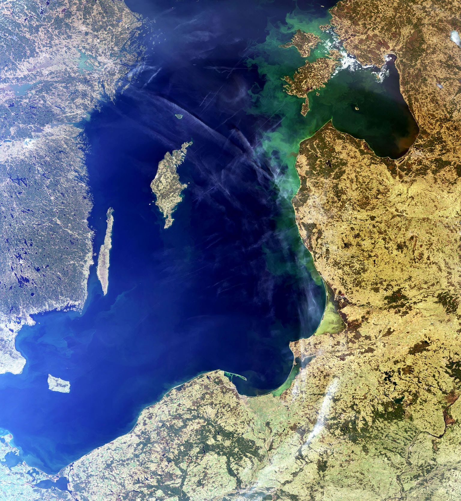 Läänemeri satelliidifotolt